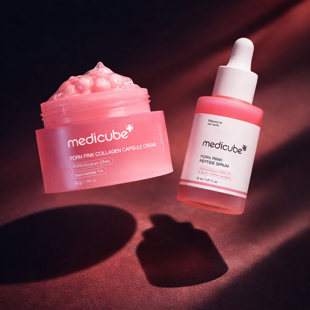 Medicube PDRN Crema + Sérum Facial Regeneración y luminosidad visible