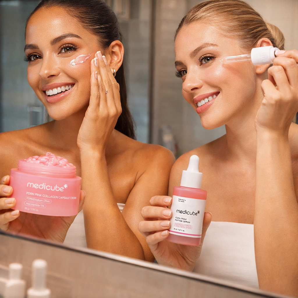 Medicube PDRN Crema + Sérum Facial Regeneración y luminosidad visible